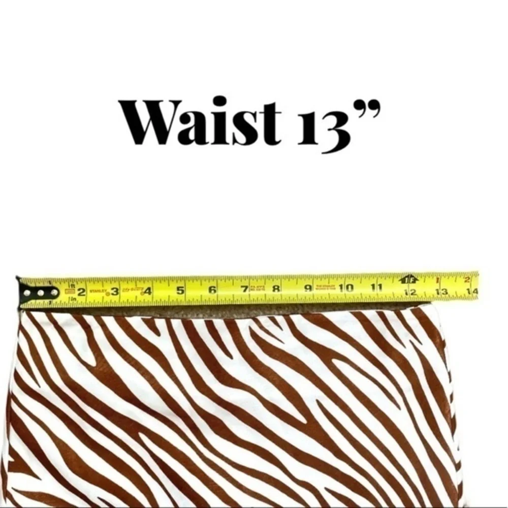 NWOT Anthropologie 4SI3NNA Valeria Zebra Print Skirt